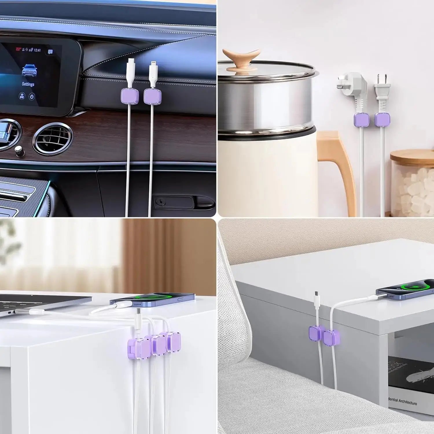 Magnetic Cable Organizer Clips
