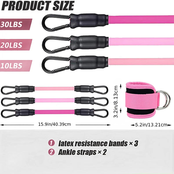 Tone & Strengthen Ankle Band Set