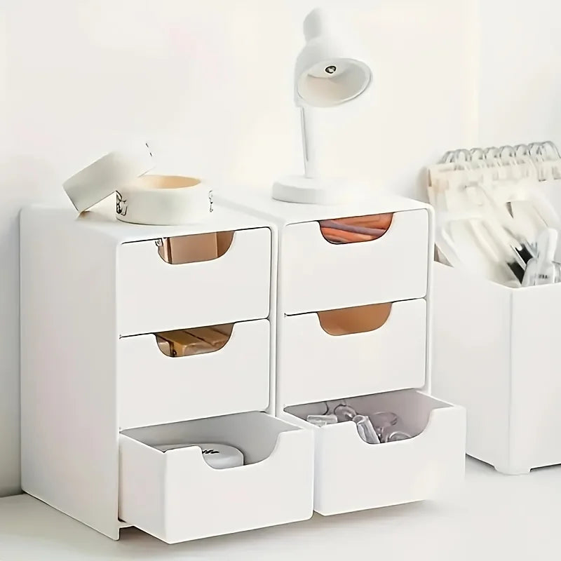 Chic Desk Organizer with Drawers