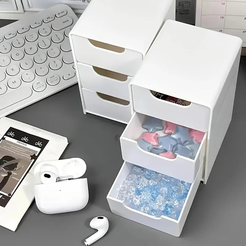 Chic Desk Organizer with Drawers