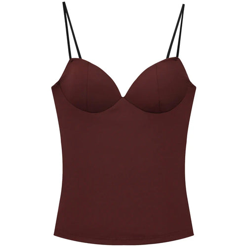 Burgundy Chic Camisole Top