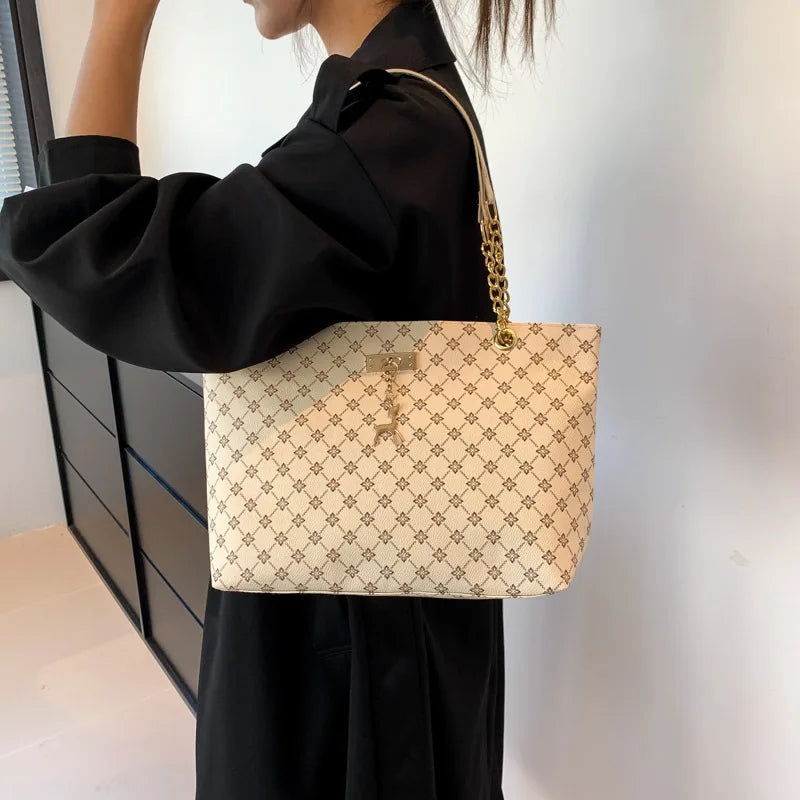 Soft Leather Women Tote Bag