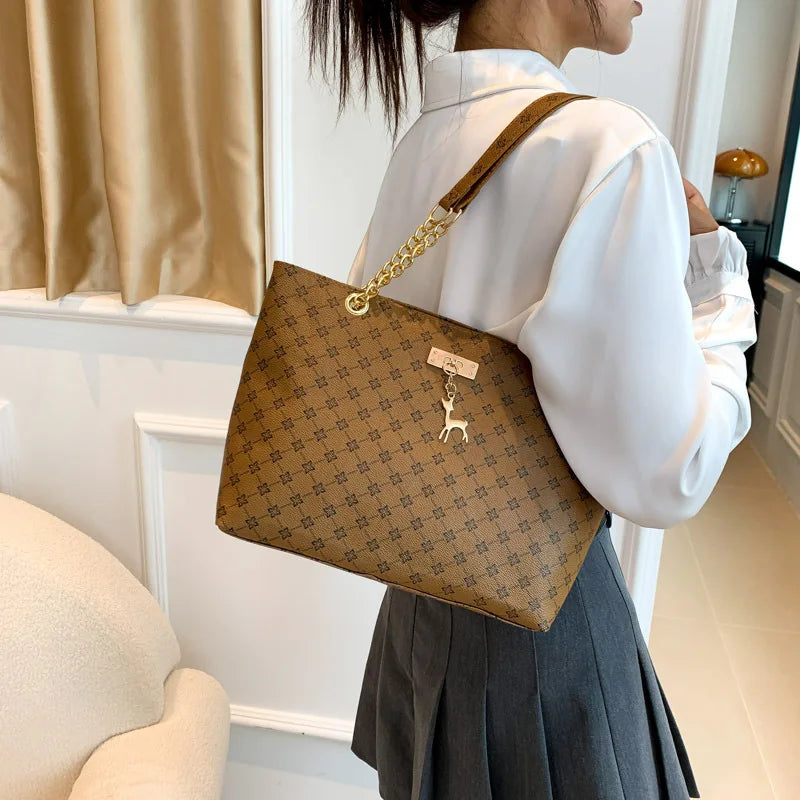 Soft Leather Women Tote Bag