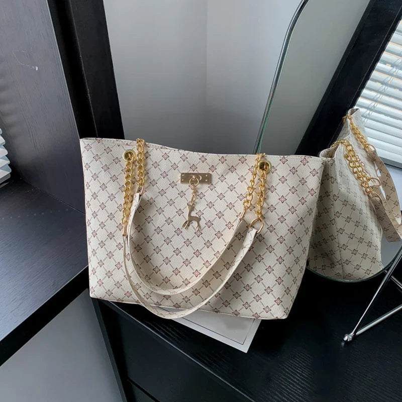 Soft Leather Women Tote Bag