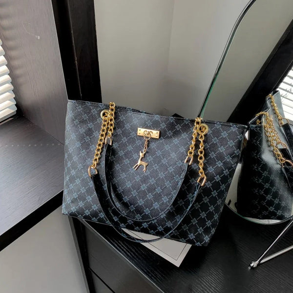 Soft Leather Women Tote Bag