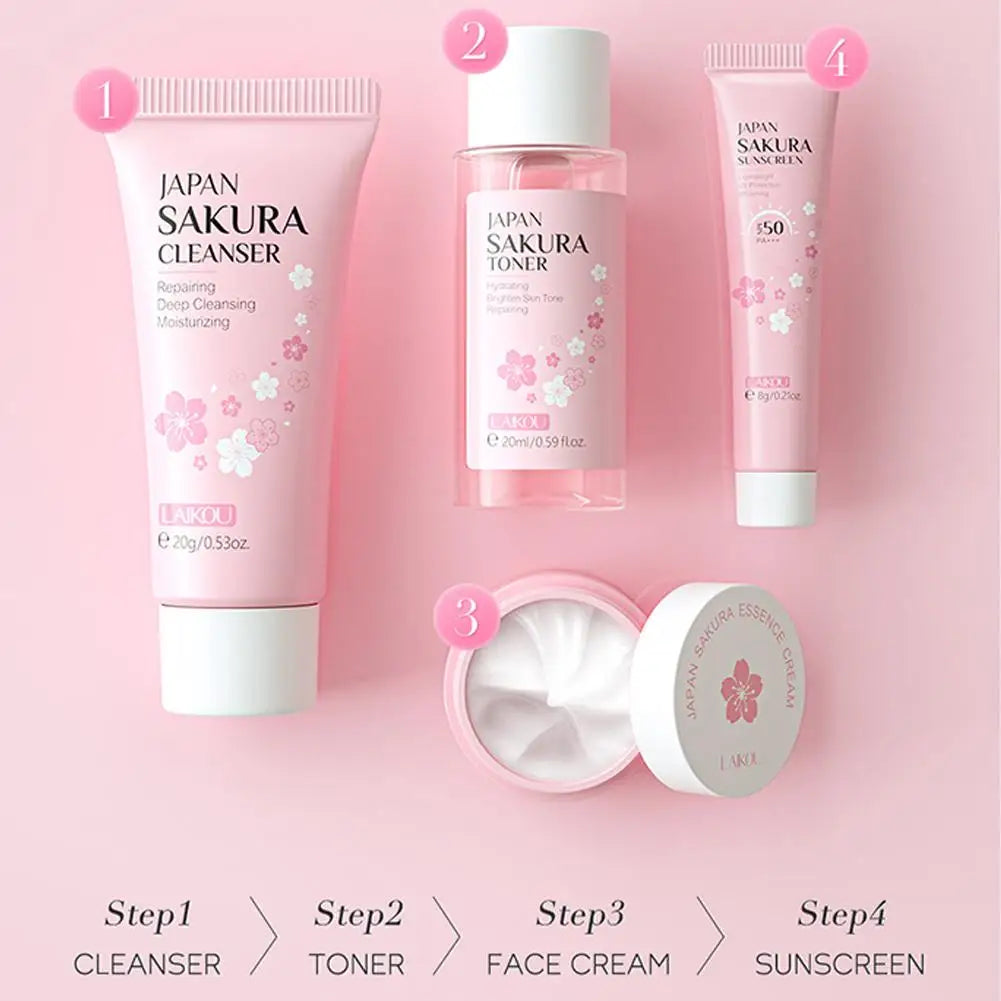 Sakura Skin Care Set