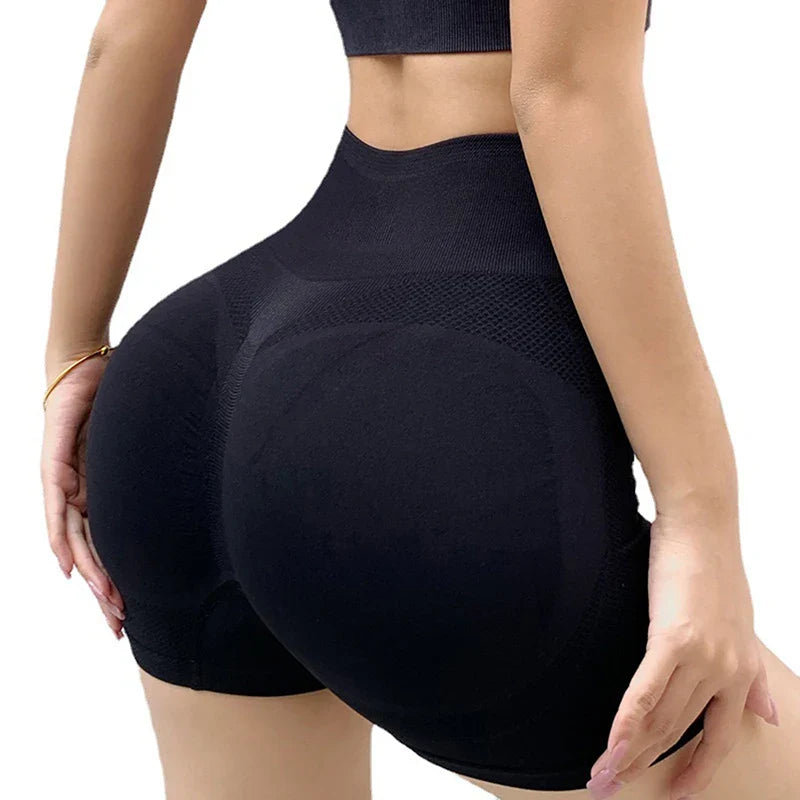 High-Waist Fitness Shorts